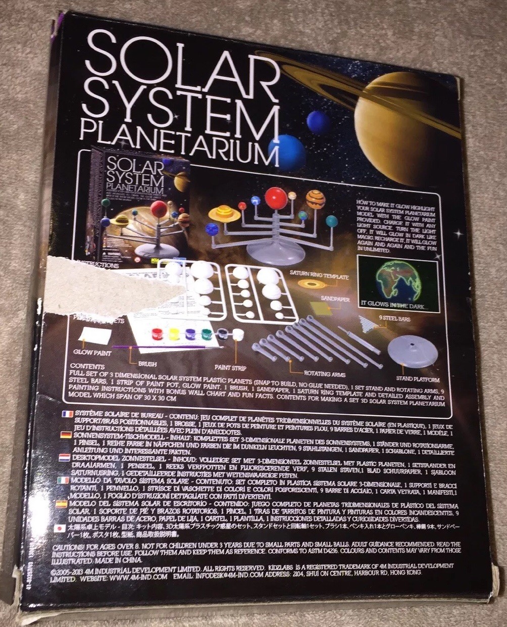 Toysmith 4M Solar System Planetarium Model 3427