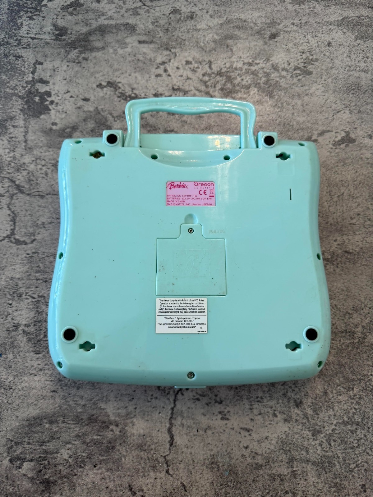 Vintage Barbie B-Book Learning Laptop by Oregon Scientific WORKING!