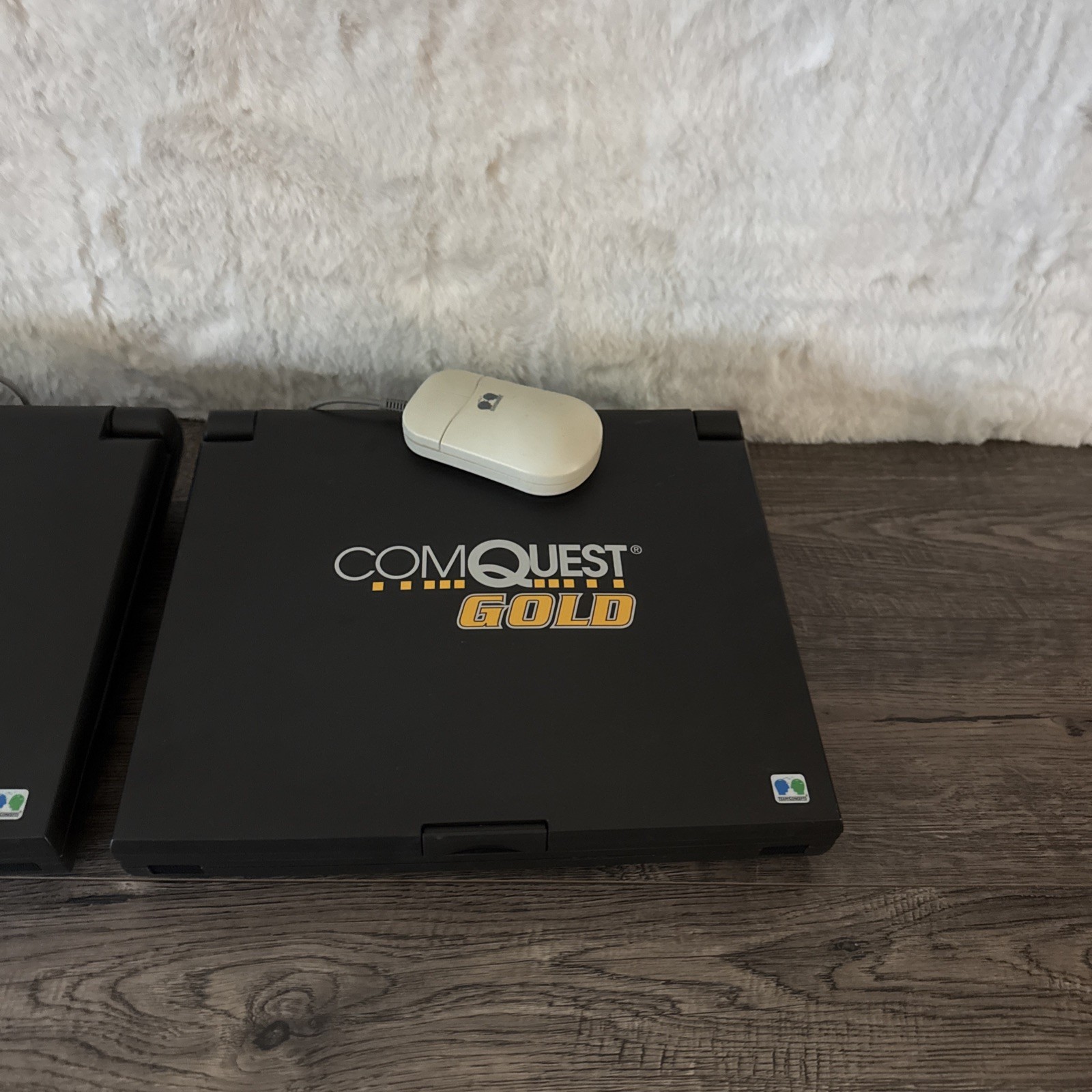 ComQuest Gold Vintage Kids Computer Laptop EXCELLENT Condition by Team Concepts