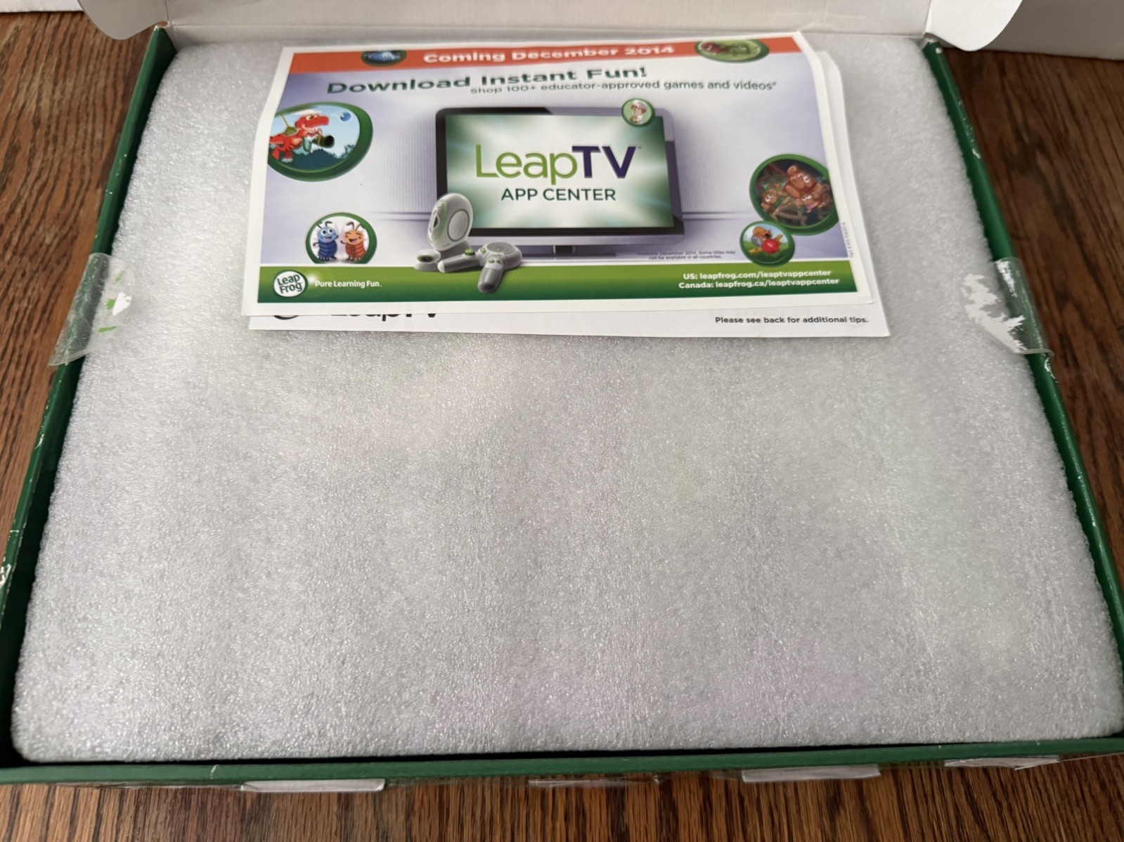 Leap Frog Leap TV Educational Active Video Gaming System Ages 3-8 ~New Open Box