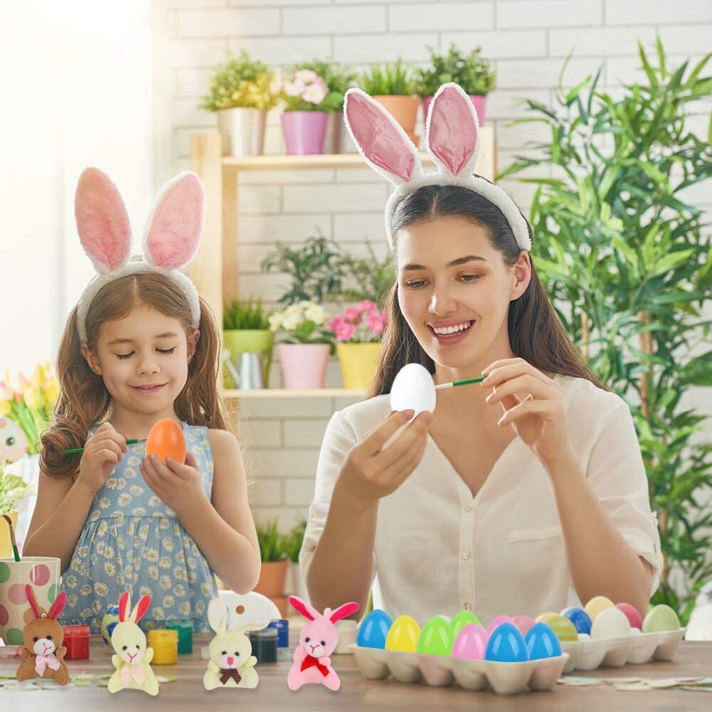 2 PACK Wooden Eggs, 6PCS Easter Egg Toys Wooden Play Food Pretend Play Food Sets