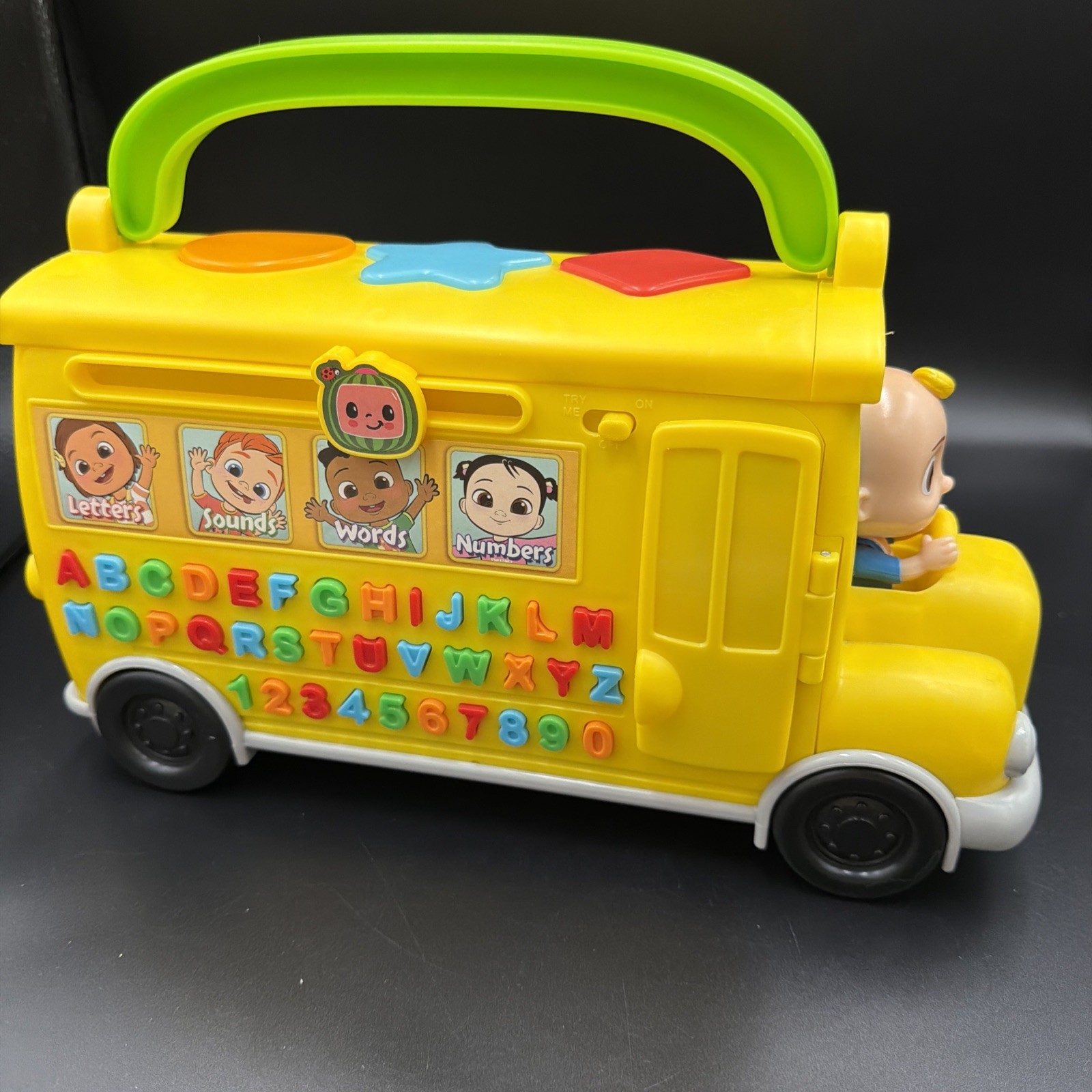 Cocomelon Musical School Bus. ABC & 123 With Sounds And Songs/Music. Good Cond!