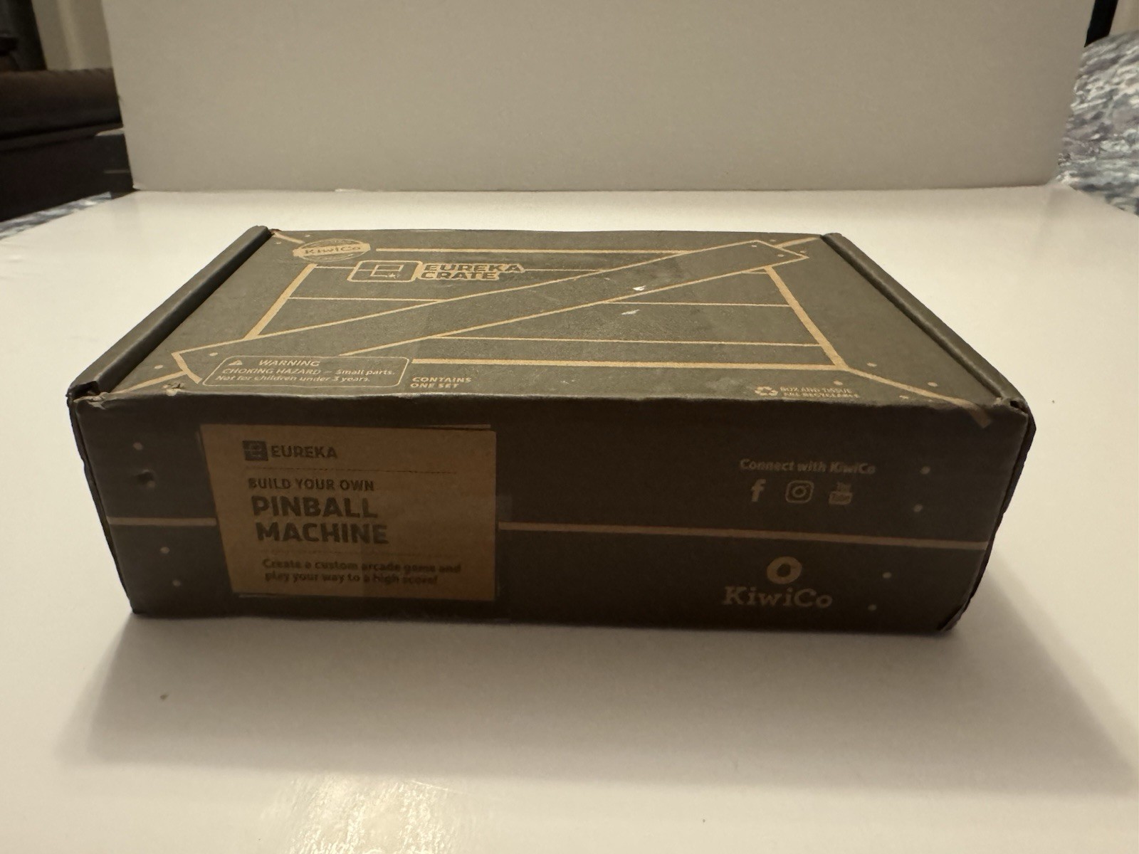 Kiwi Co Eureka Crate Pinball Machine Moving 3D Puzzles STEM Engineering New