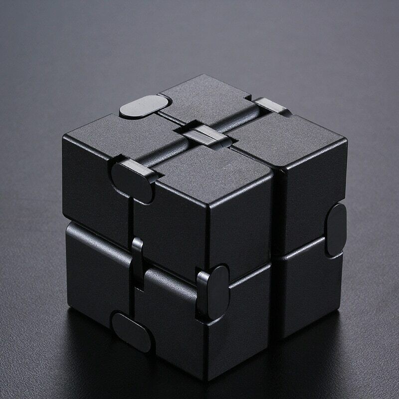 Stress Relief Toy Premium Metal Infinity Cube Portable Decompresses Relax Toys