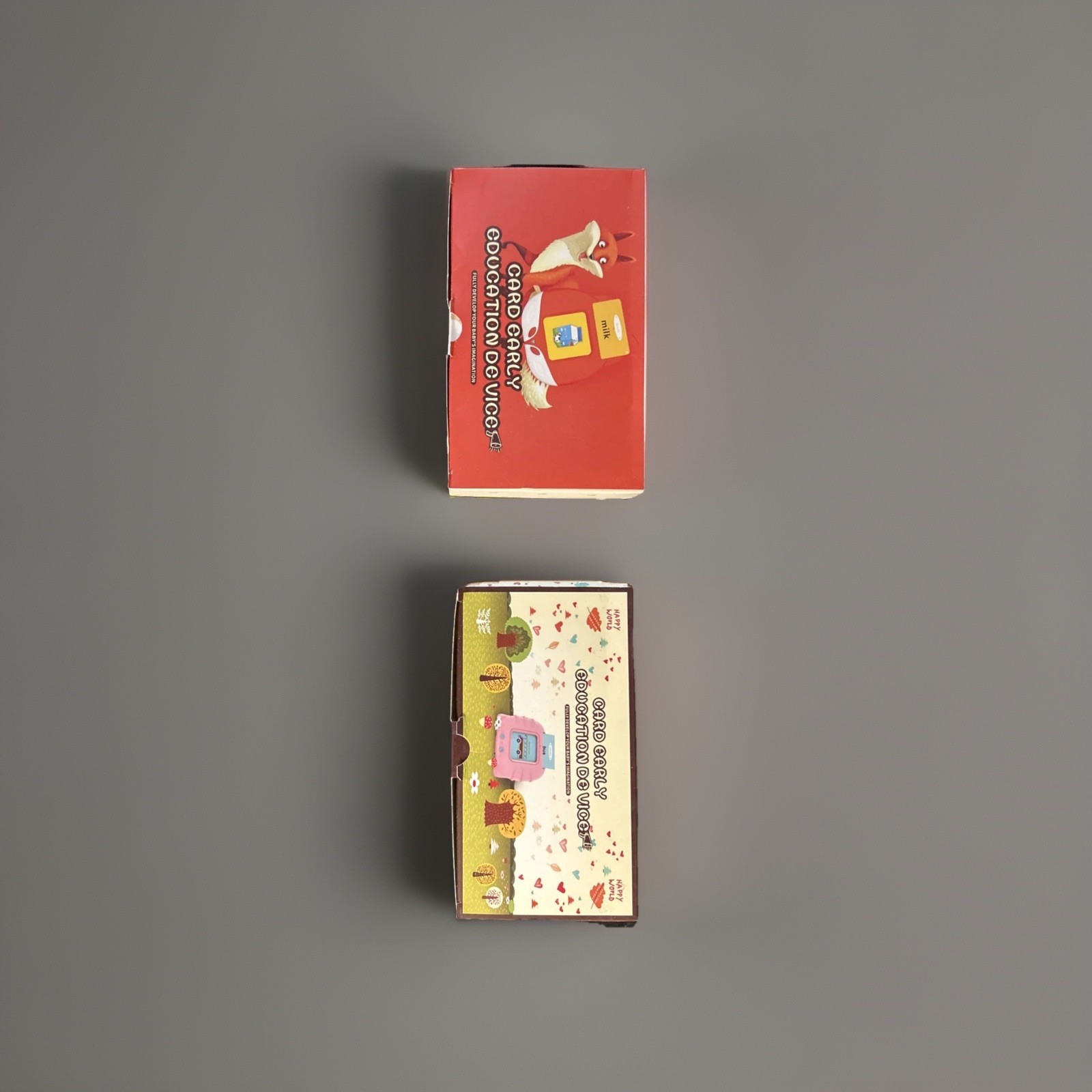 Happy World Card Early Education Set Alphabet Orange Pink 3-4 Years