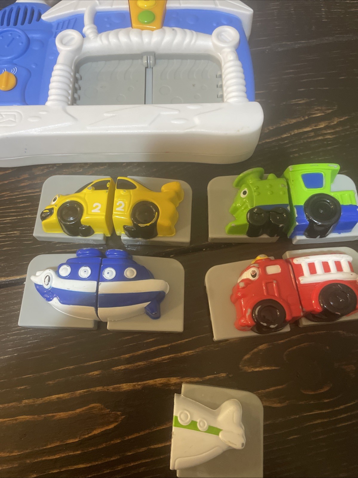 LEAP FROG WASH N GO FRIDGE MAGNET WORKING SET 2007 PHONICS VEHICLE