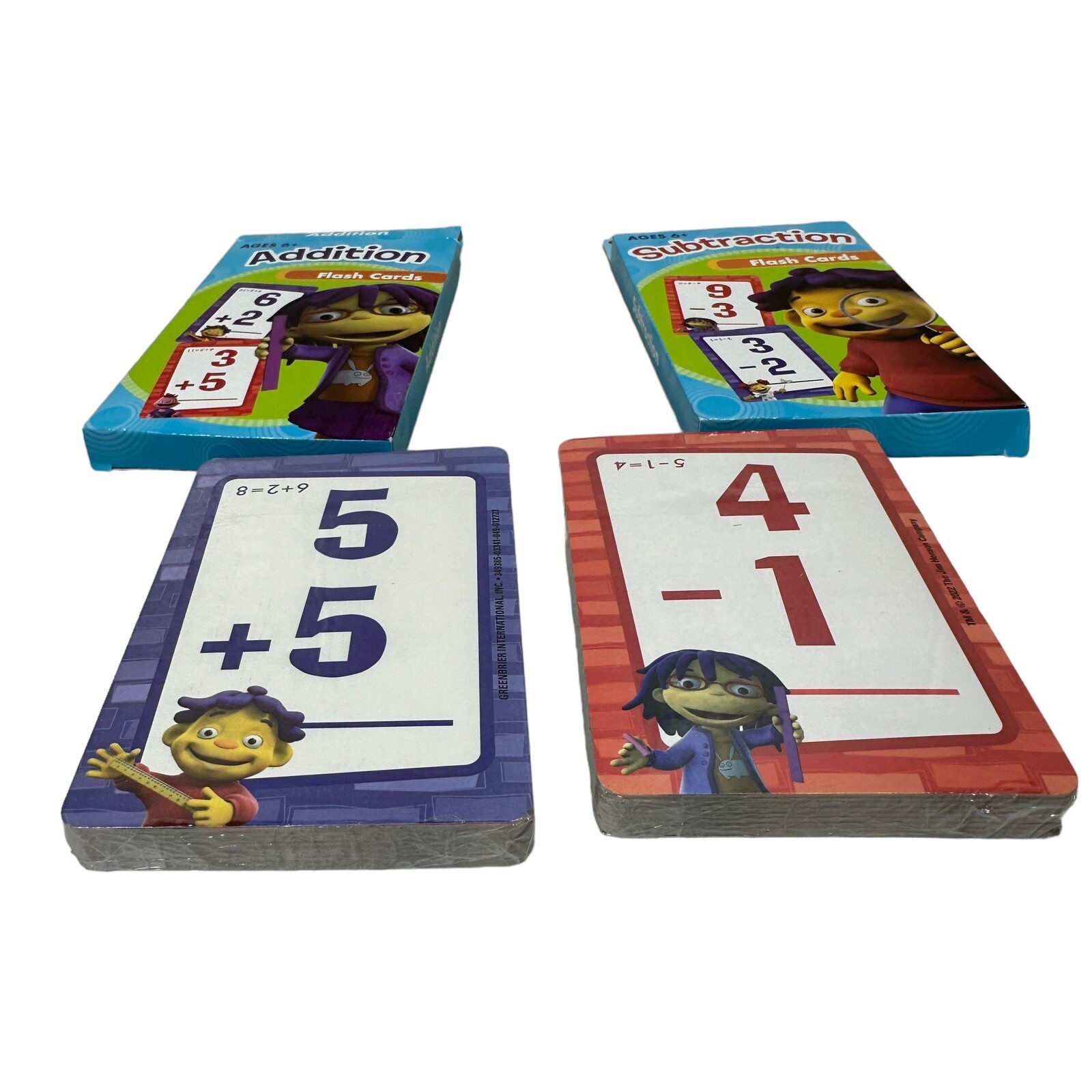 Sid the Science Kid Flash Cards Addition and Subtraction New Jim Henson’s Sealed