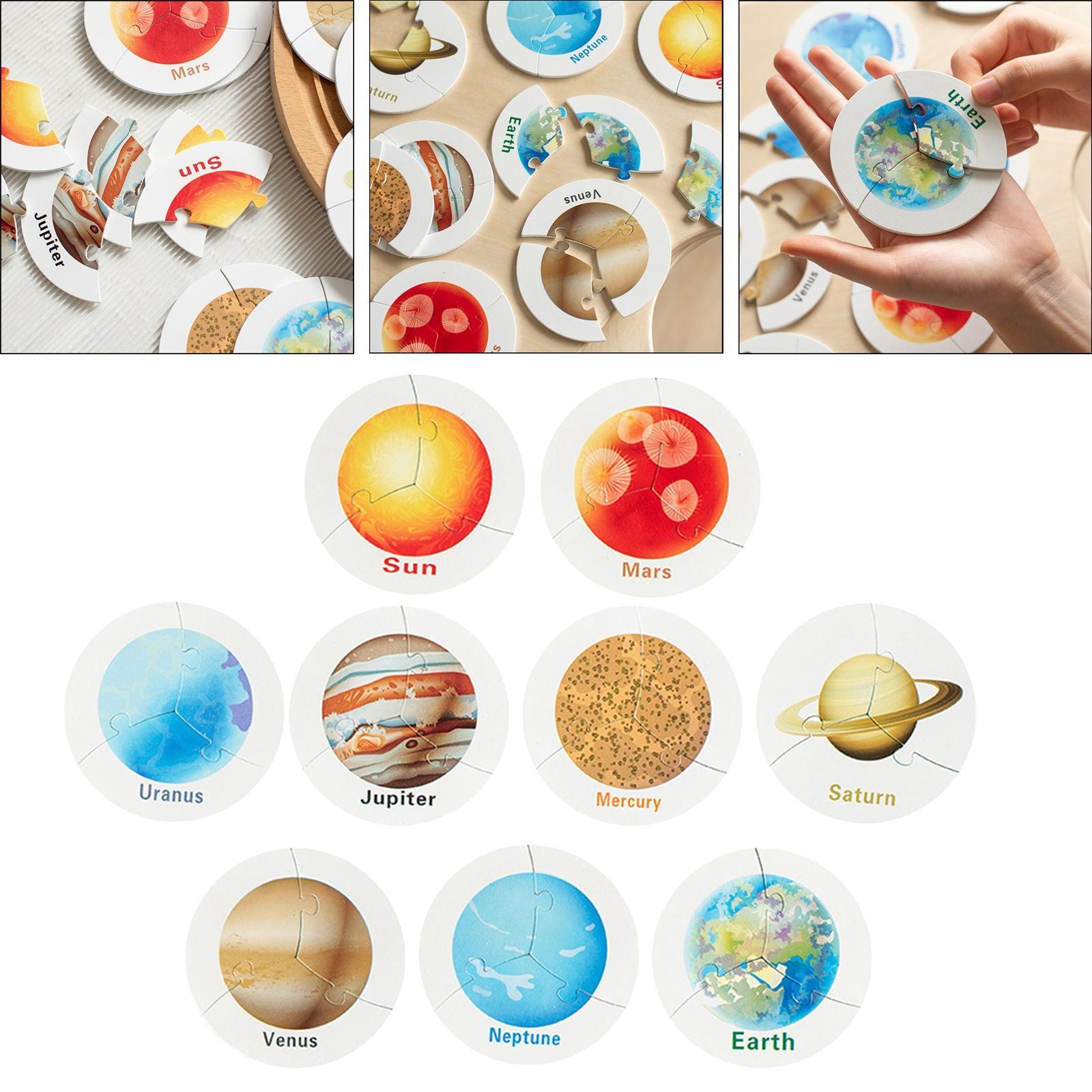 Solar System Puzzle Toy Montessori Toys Cognitive Development