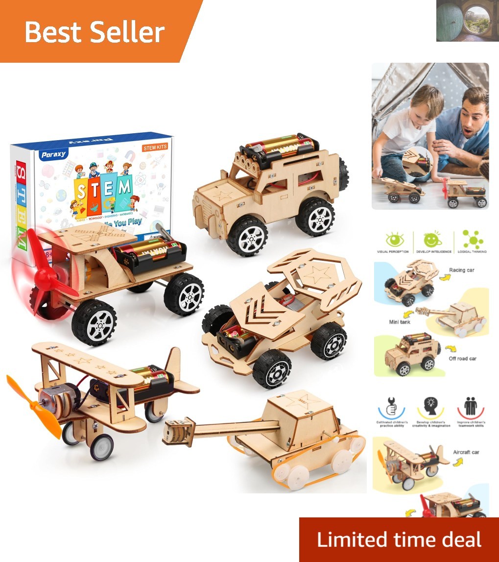 STEM Toys for Creative Minds – 5-in-1 Building Project Kits for 8-13