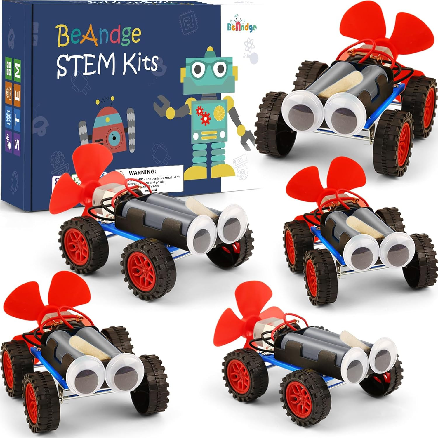 5 Set Individual STEM Kit for Kids, 2Nd Grade Boy Toys Bulk Gifts, 8 9 Year Old