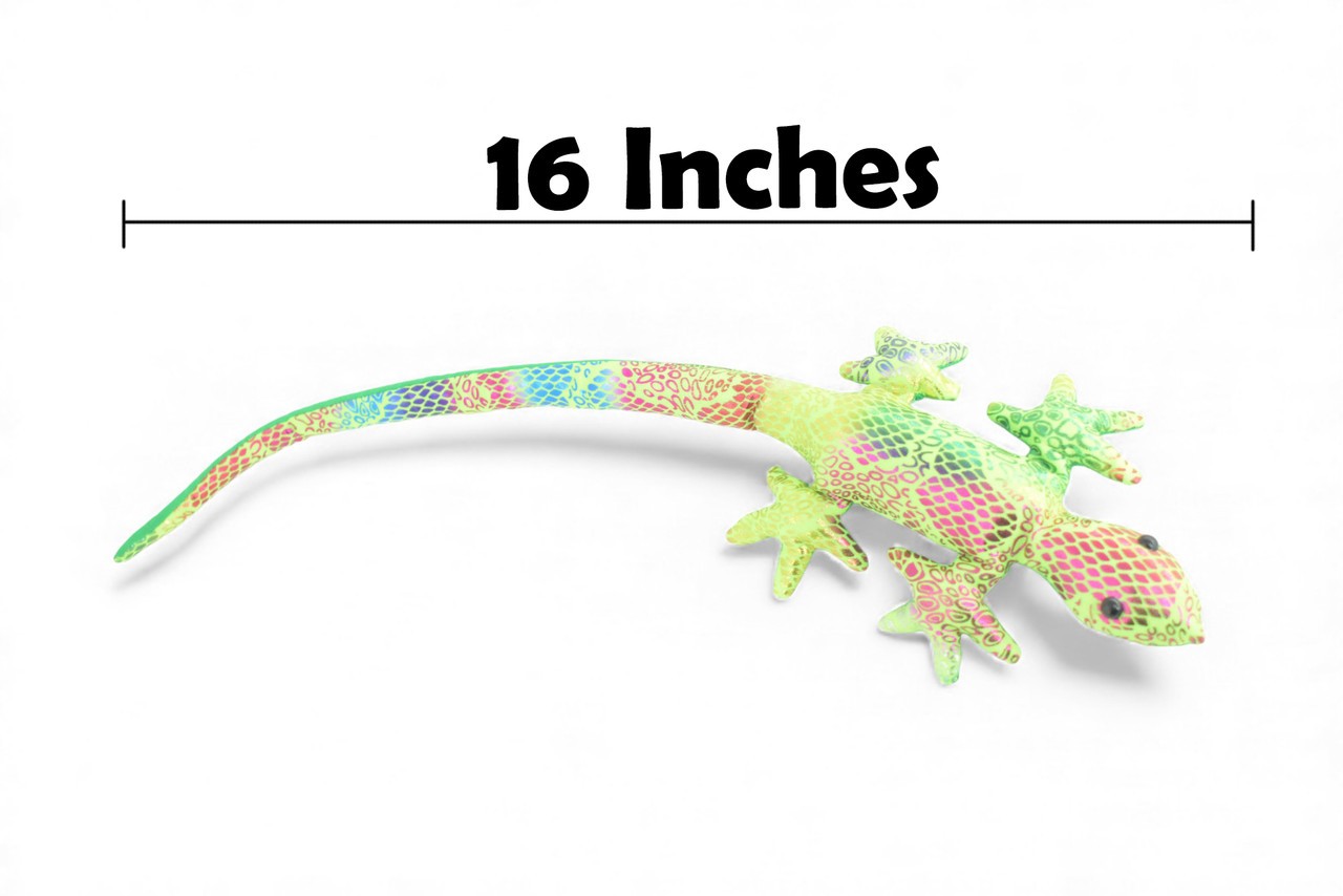 Lizard, Green, Handmade In Thailand, Sand Creatures Cornhole Toy 16 Inches