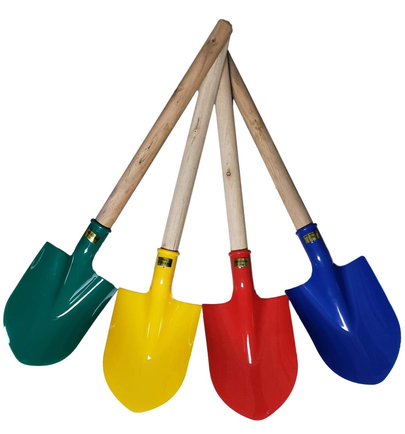 Single 16″ Shovel – with Handle, Assorted Colors –