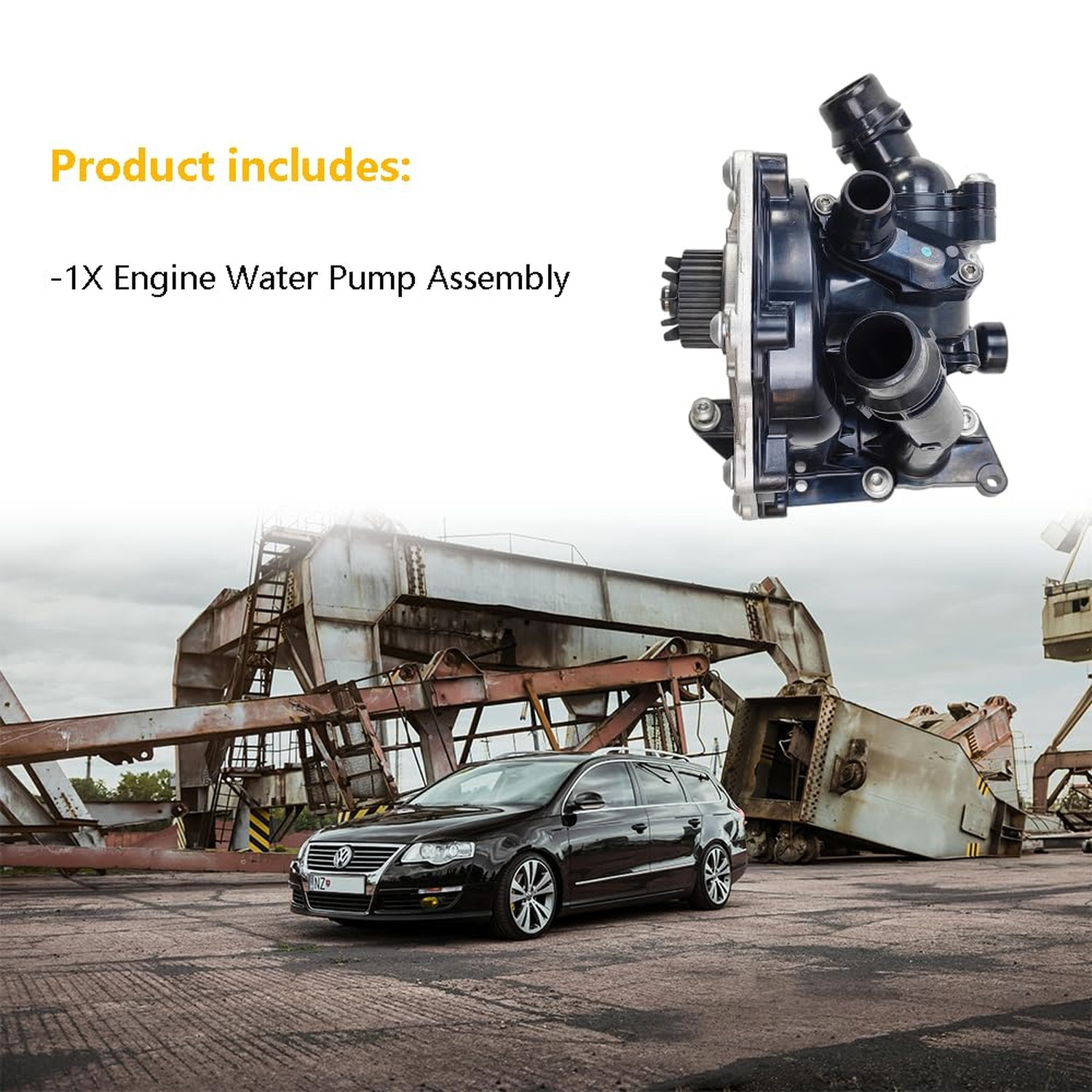 Engine Water Pump Assembly | Fit for Volkswagen VW 2013-2016 Beetle, 2013-201*