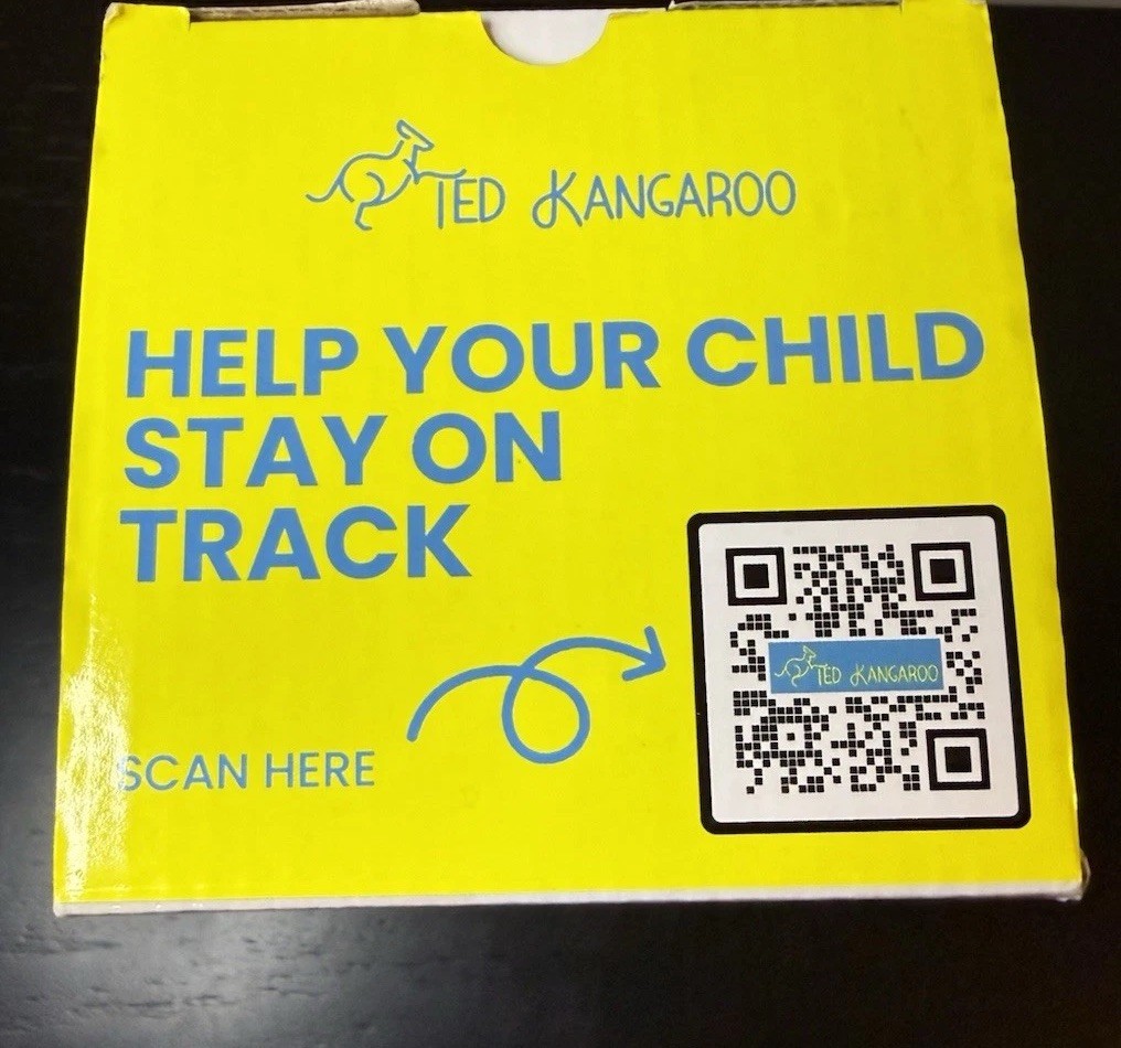 Ted Kangaroo Rocket Timer Plus Visual Audio Countdown Timer Open Box ADHD