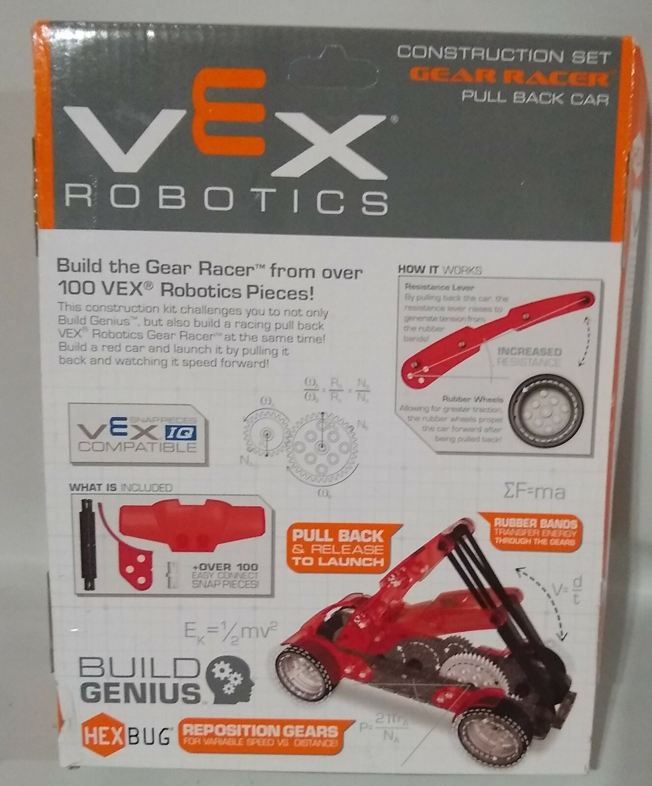 VEX Robotics HexBug Gear Racer Construction Set – Sealed!