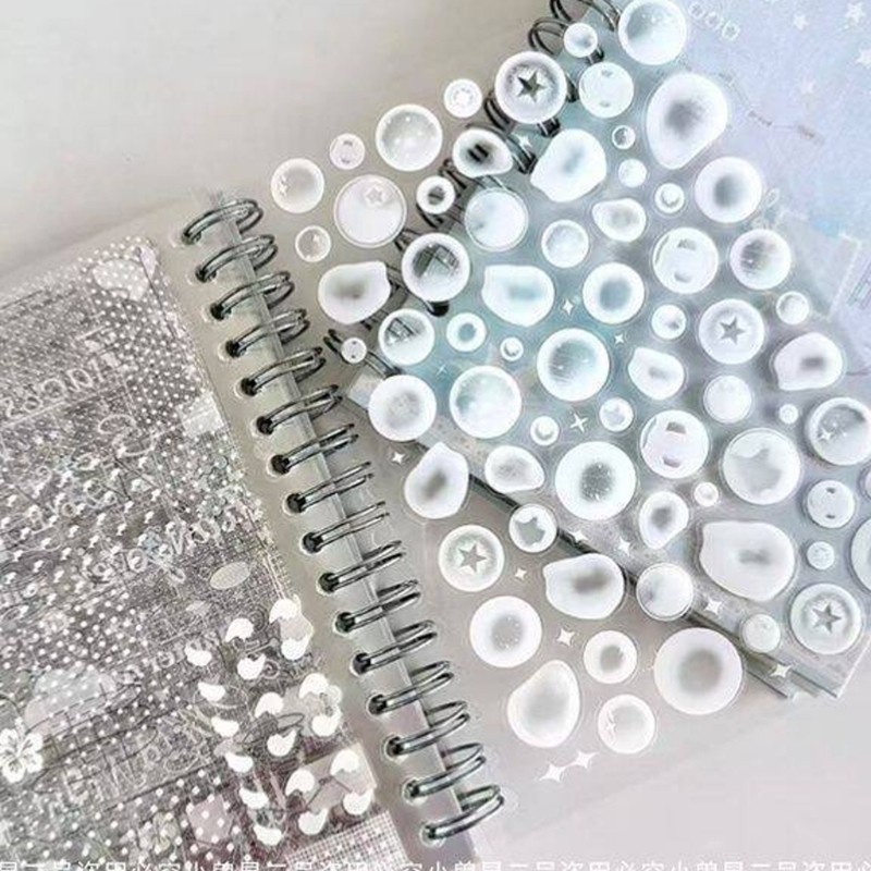 Twin Coil Binding Sticker Book For Scrapbooking Journal Decoration Gift Wrapping