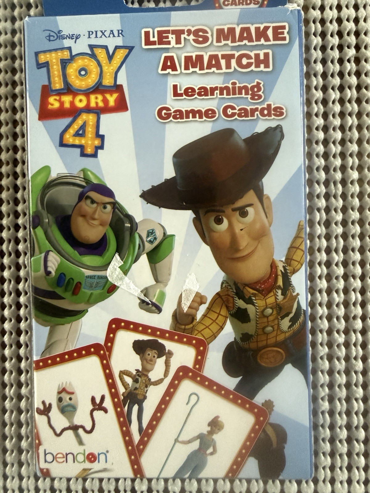 Bendon Toy Story 4 Matching Game Cards for Kids Ages 3+ 2022 Multicolor