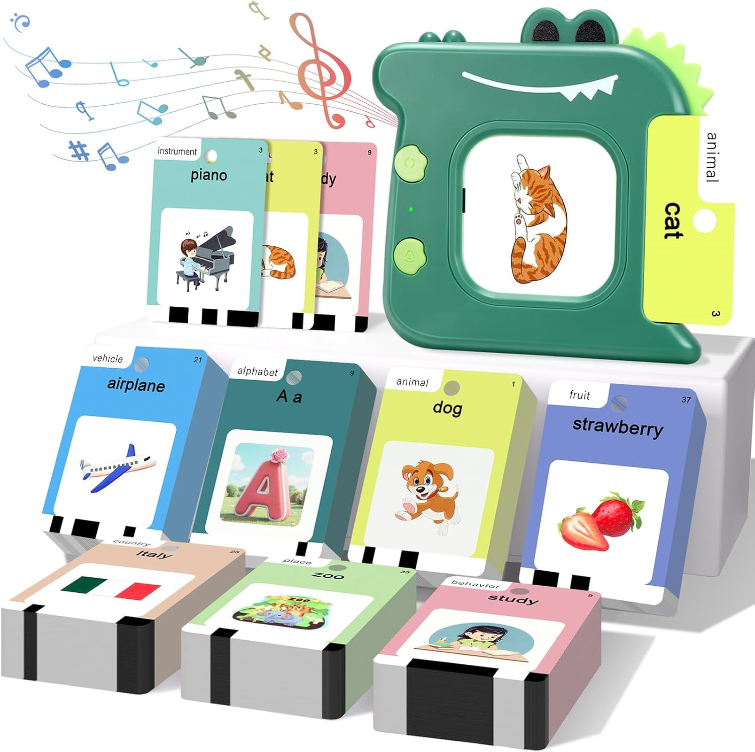 Talking Flash Cards for Toddlers 1 2 3 4 5 6 Year Olds, 420 Sight Words, Montess