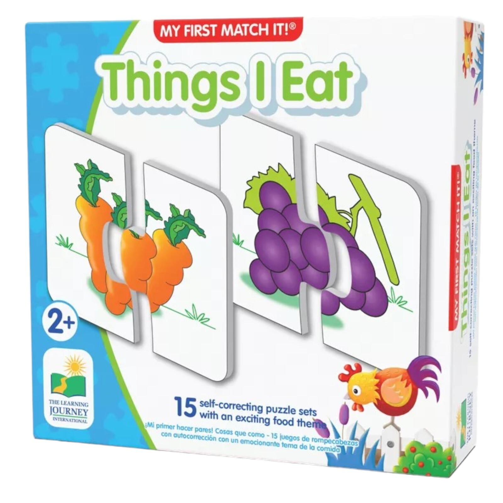 Match It Toddler Puzzle Self-Correcting Puzzle Sets – Things I Eat – Ages 2+