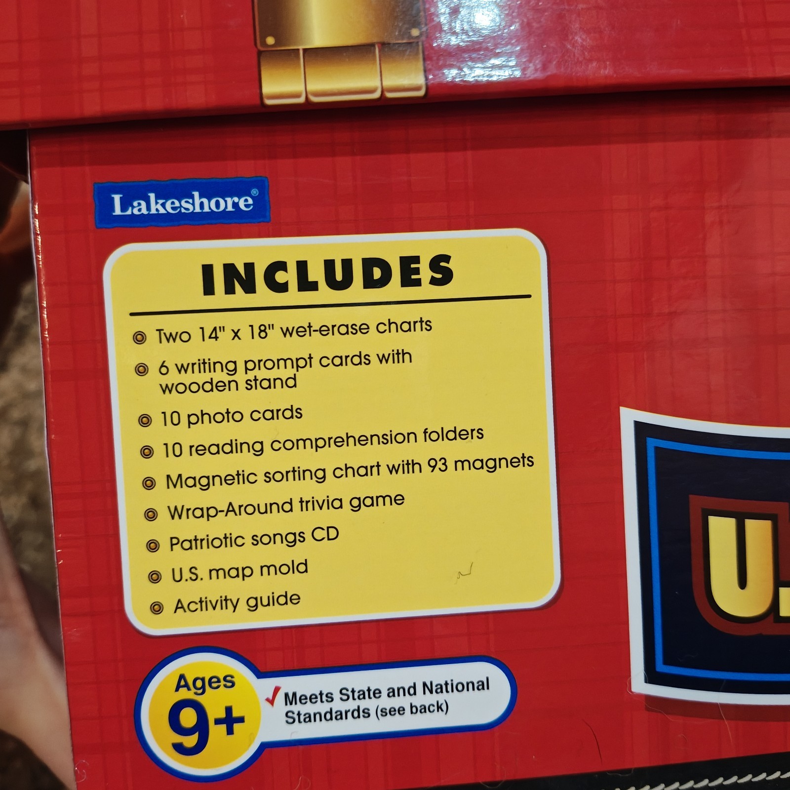 U.S. States & Regions Resource Box Lakeshore Incomplete & Westward Movement J3