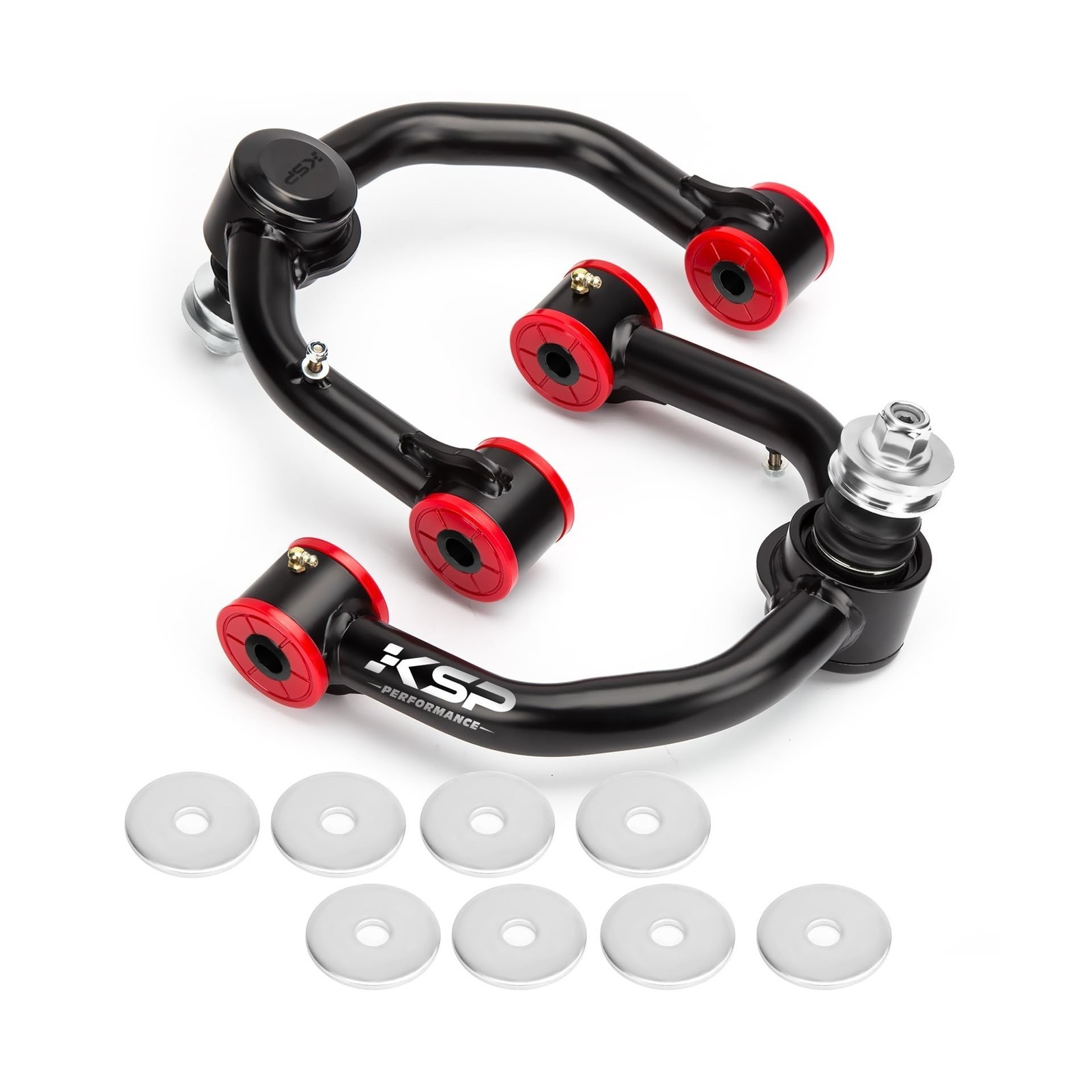 2-4″ Upper Control Arms ,Black,Vehicle Specific Fit,With Flexible Ball Joint