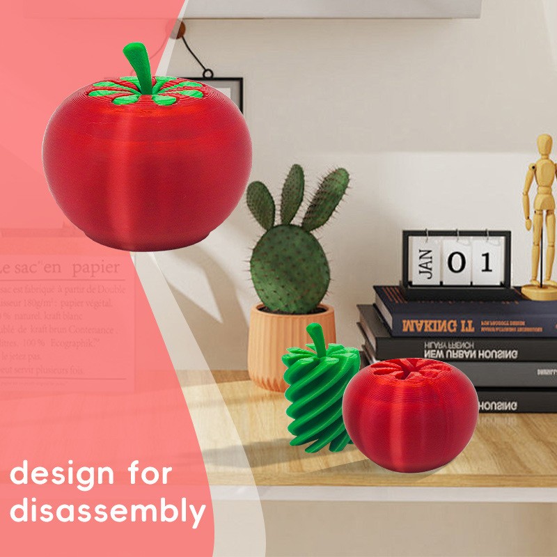 Portable Lightweight Durable Easy – To – Use Non – Toxic Tomato Twist Fidget Toy