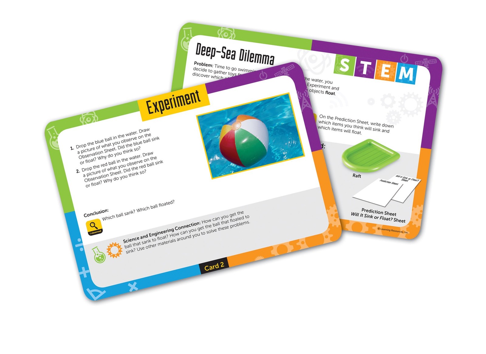 Learning Resources Stem Sink Or Float Activity Set Early Science Concepts 32