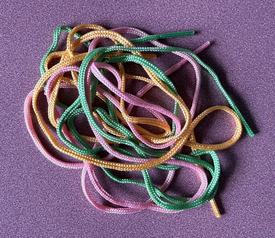 EeBoo Lacing Cards Set Of 5 “More Friendly Bugs” Ages 5 & Up, 4 Colored Laces