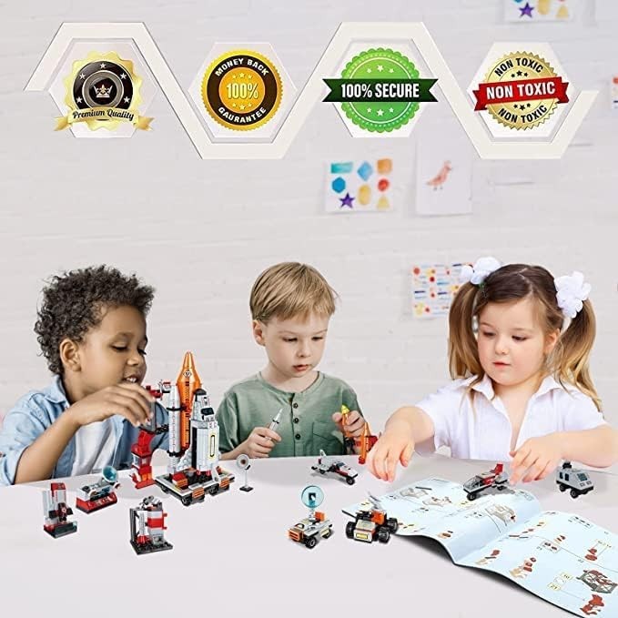 Educational 12-in-1 Space Vehicle Building Kit – Perfect Gifts for Ages 6-12