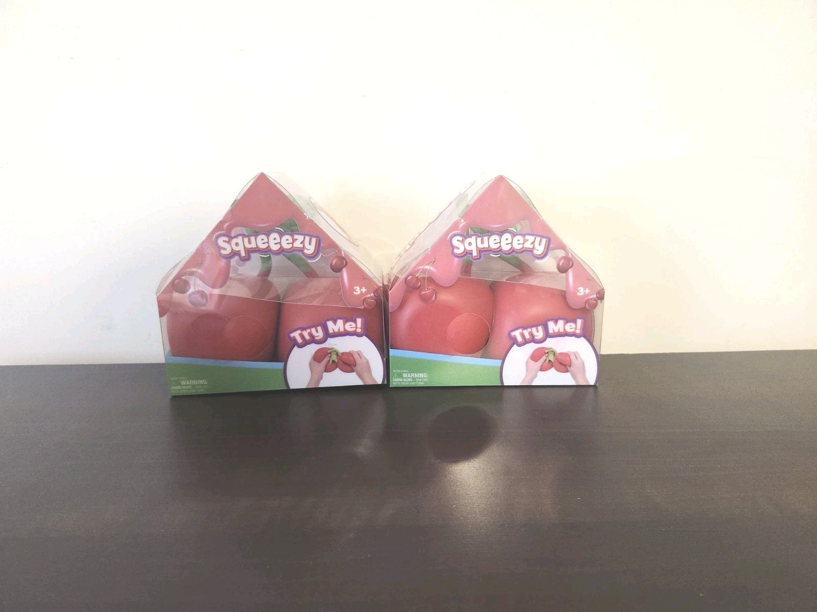 2X Sunny Days Squeeezy Cherries Squishy Toy Stress Relief Sealed VIRAL TIKTOK