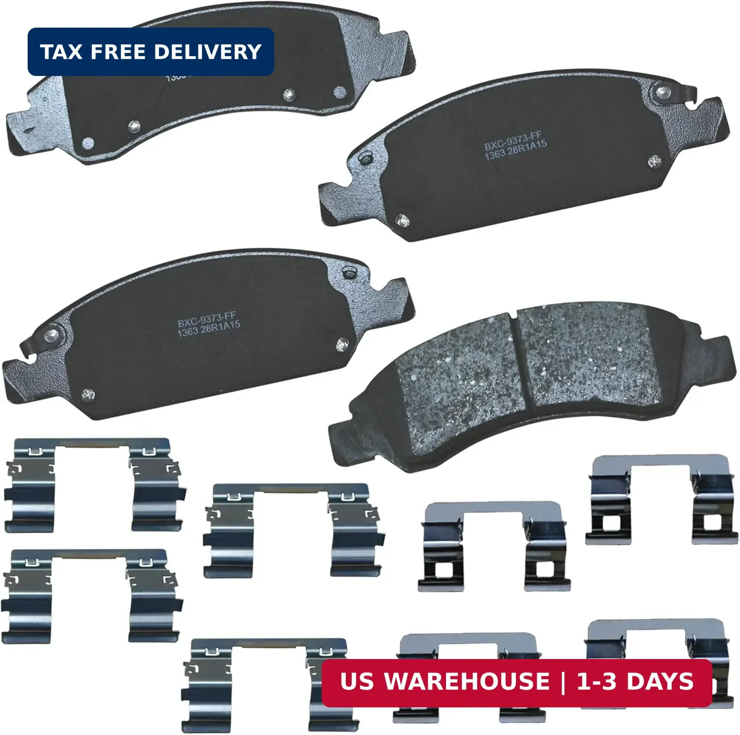 Bendix Premium SBC1363 Ceramic Front Brake Pads for select Cadillac Escalade, ES