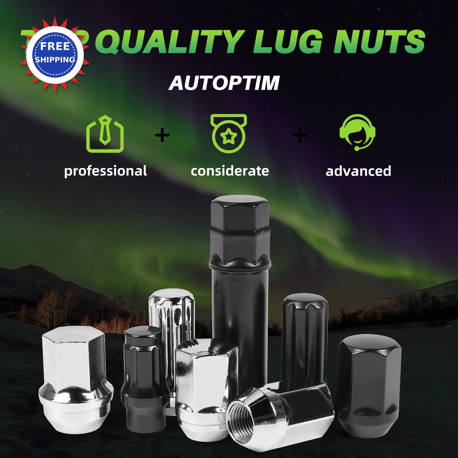 20PCS AUTOPTIM Lug Nuts 2002 2010 Dodge Ram 1500 2006 2010 Dodge Dakota 2004