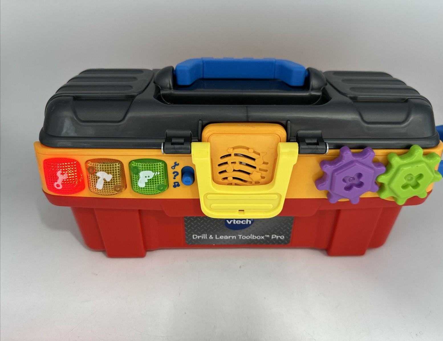 VTech Drill & Learn Toolbox Pro Talking Toolbox Only Lights and Sounds