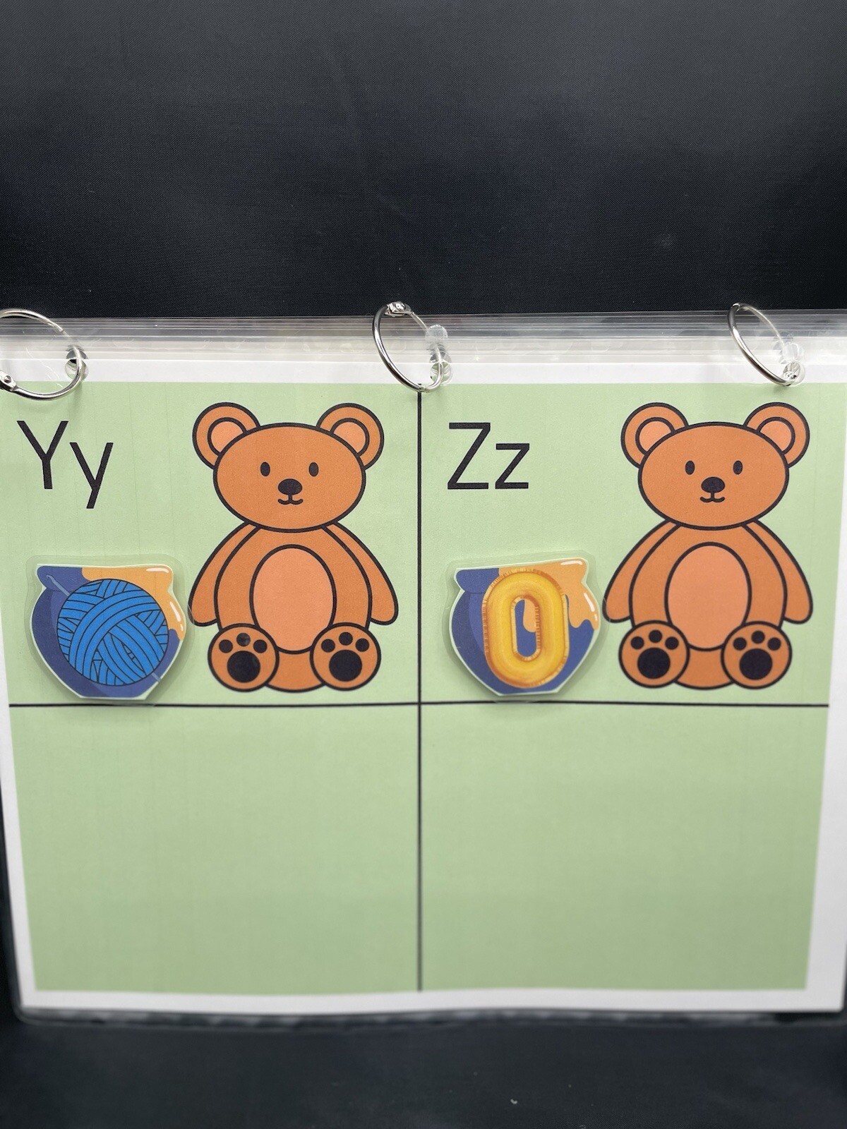 Beginning Sounds Reading Phonics Activity Busy Book Game Educational Children’s