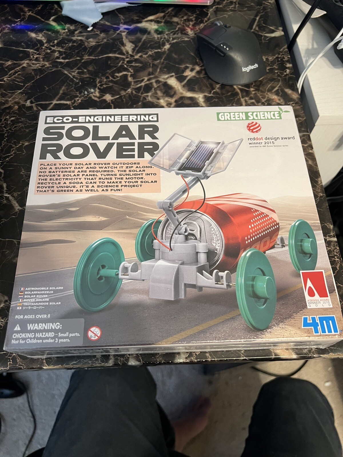 Green Science Solar Rover KidzLabs Fun Science Project by Toysmith New