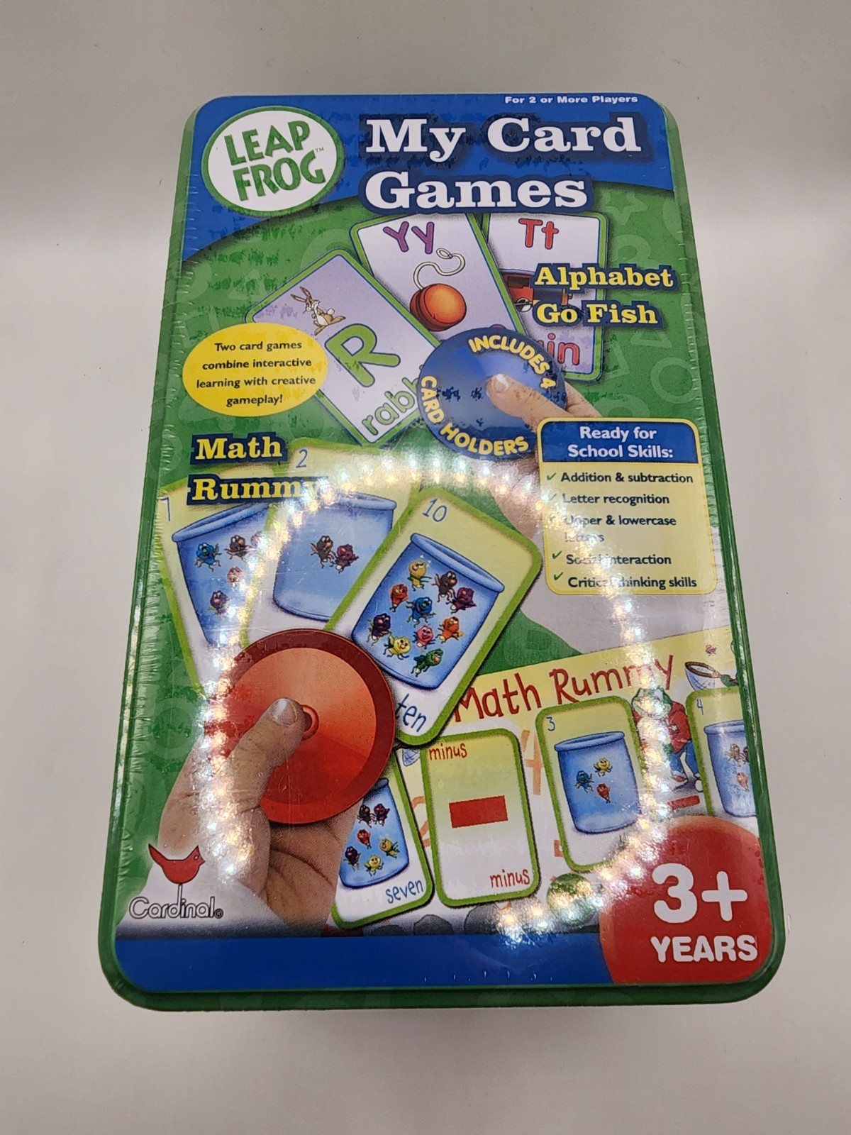 Leap Frog MY CARD GAMES, Alphabet, Go Fish, Math, Rummy 3+ Years NEW