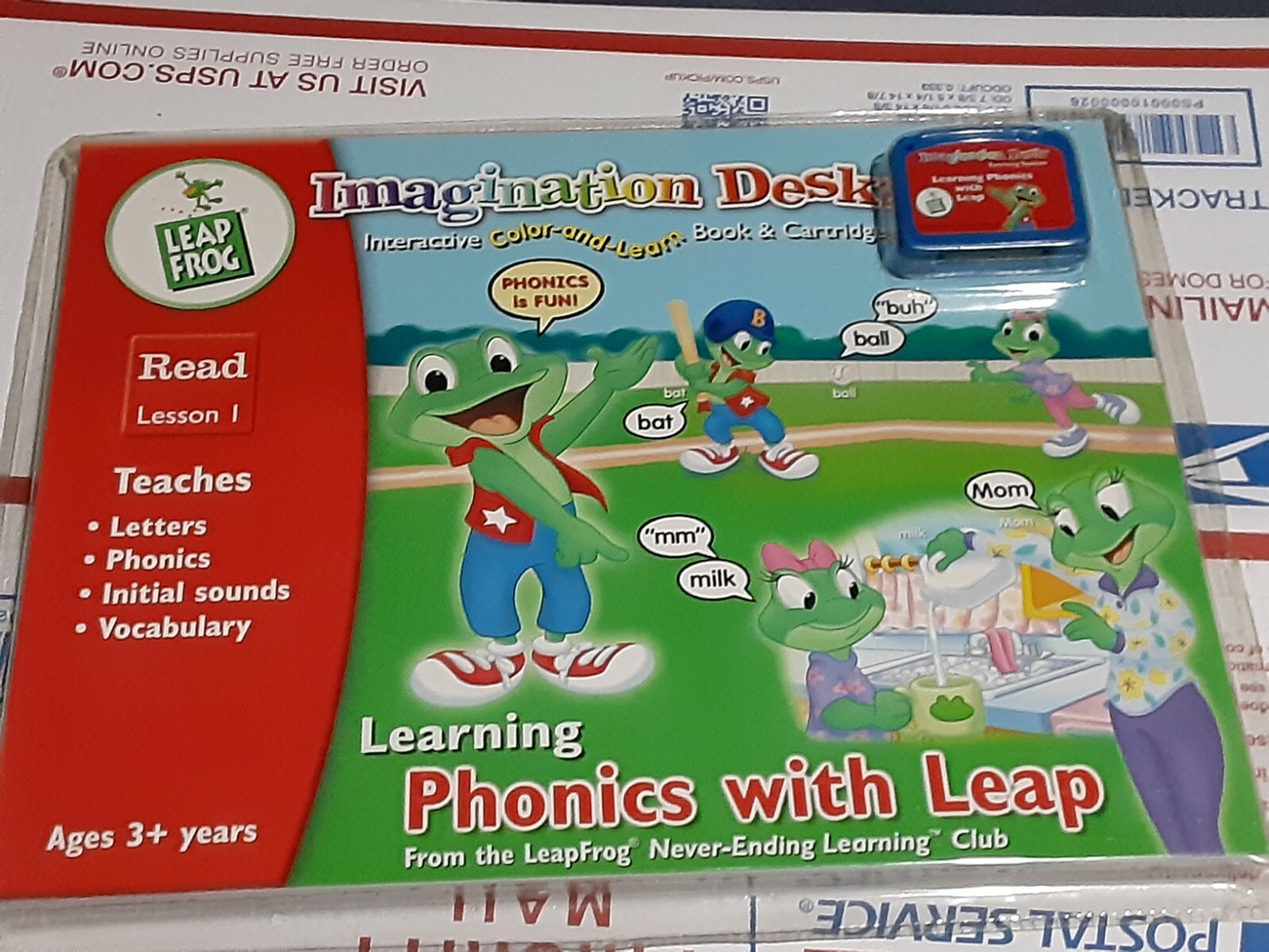 Leap Frog Imagination Desk Learning Phonics with Leap Lesson 1 New SEALED