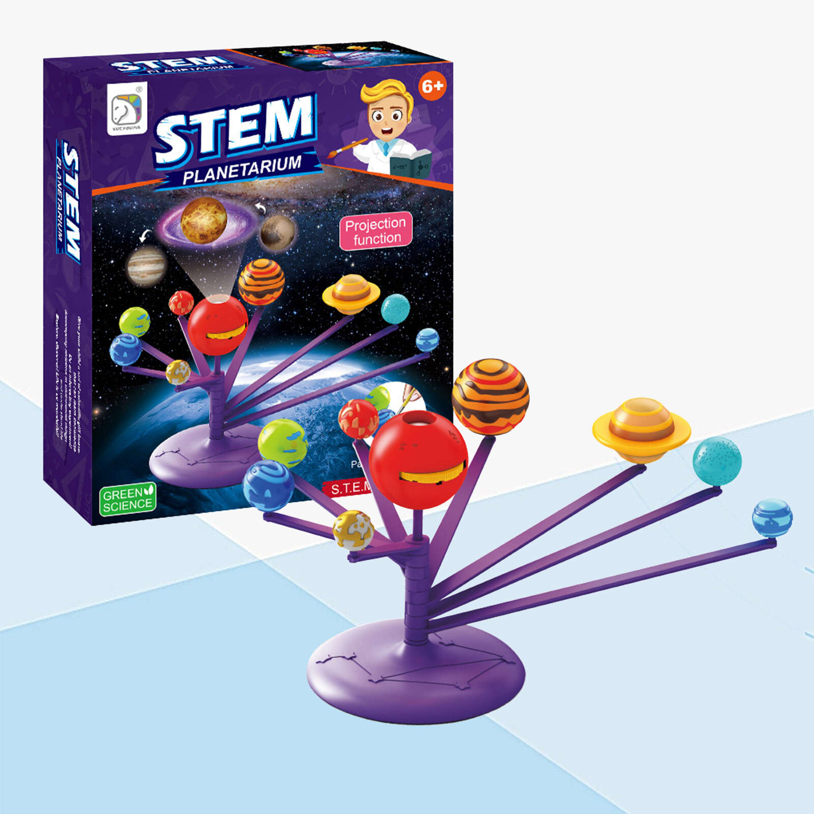 For Kids Solar System Planetarium DIY Science Kits Planet Model Stem Toys Gifts