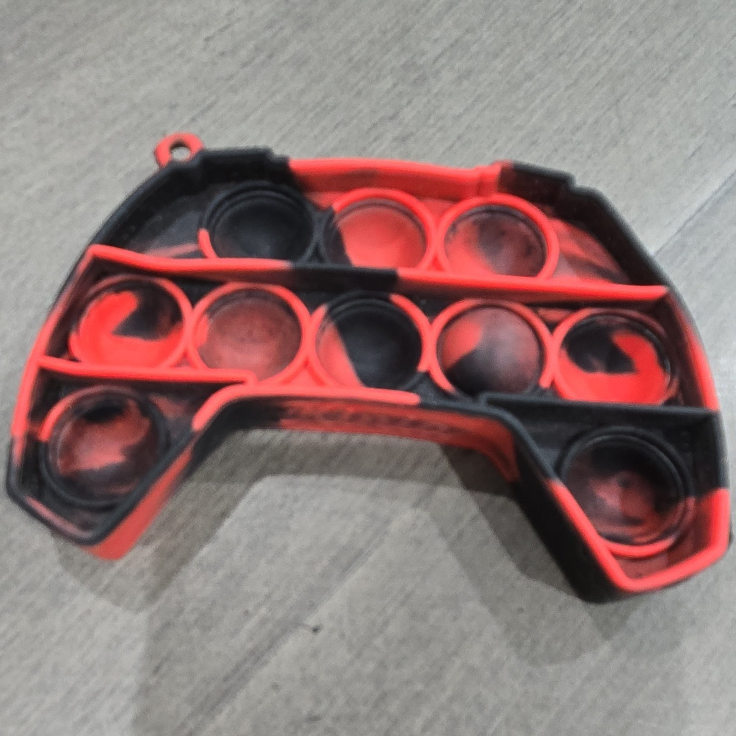 Red & Black Game Controller Pop It Silicone Tactile Sensory Toy Ages 3-16