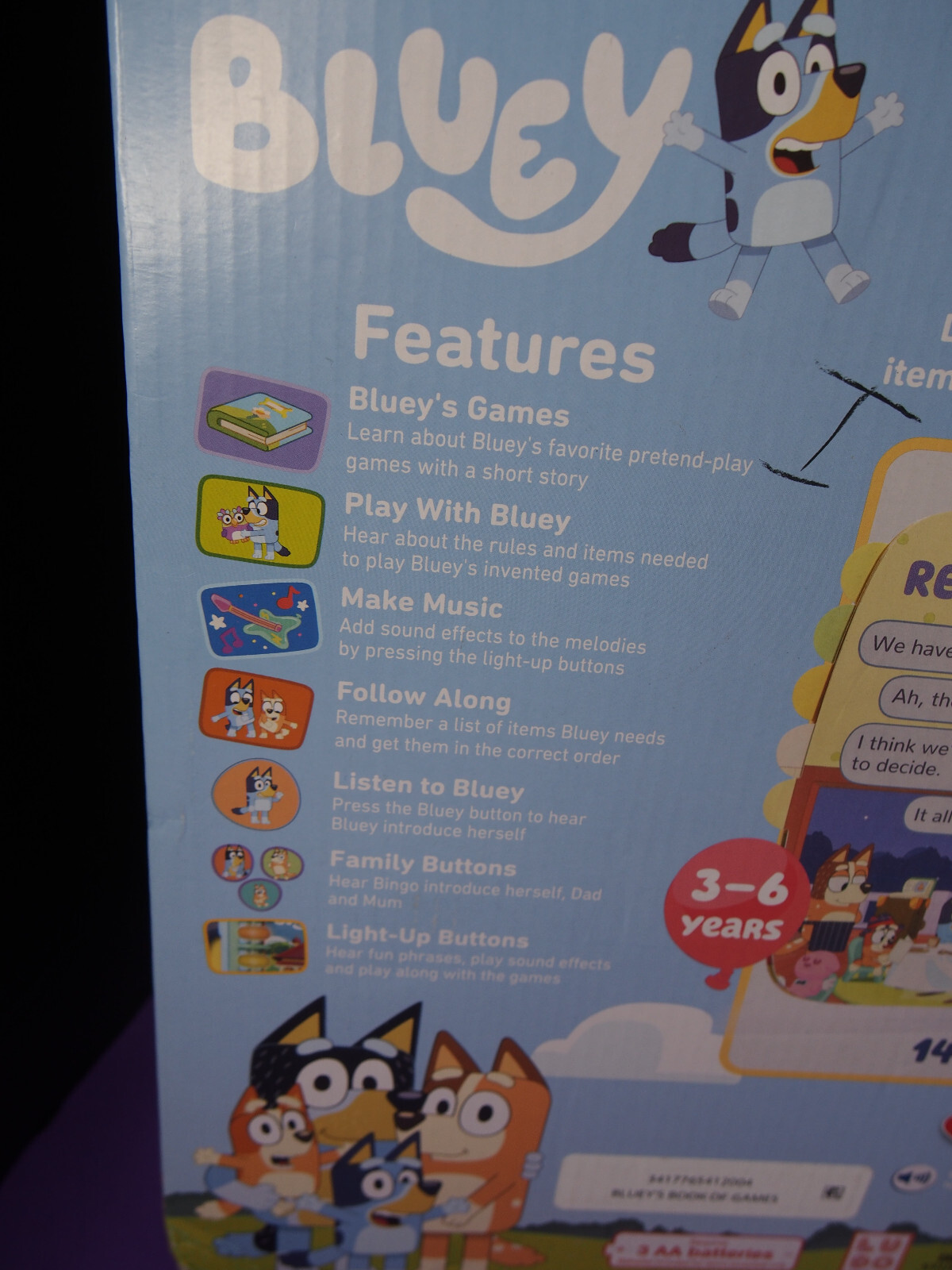 Blueys Book of Games Play Taxi, Hotel, Zoo, Claw Over 400+ Sound & Phrases Vtech