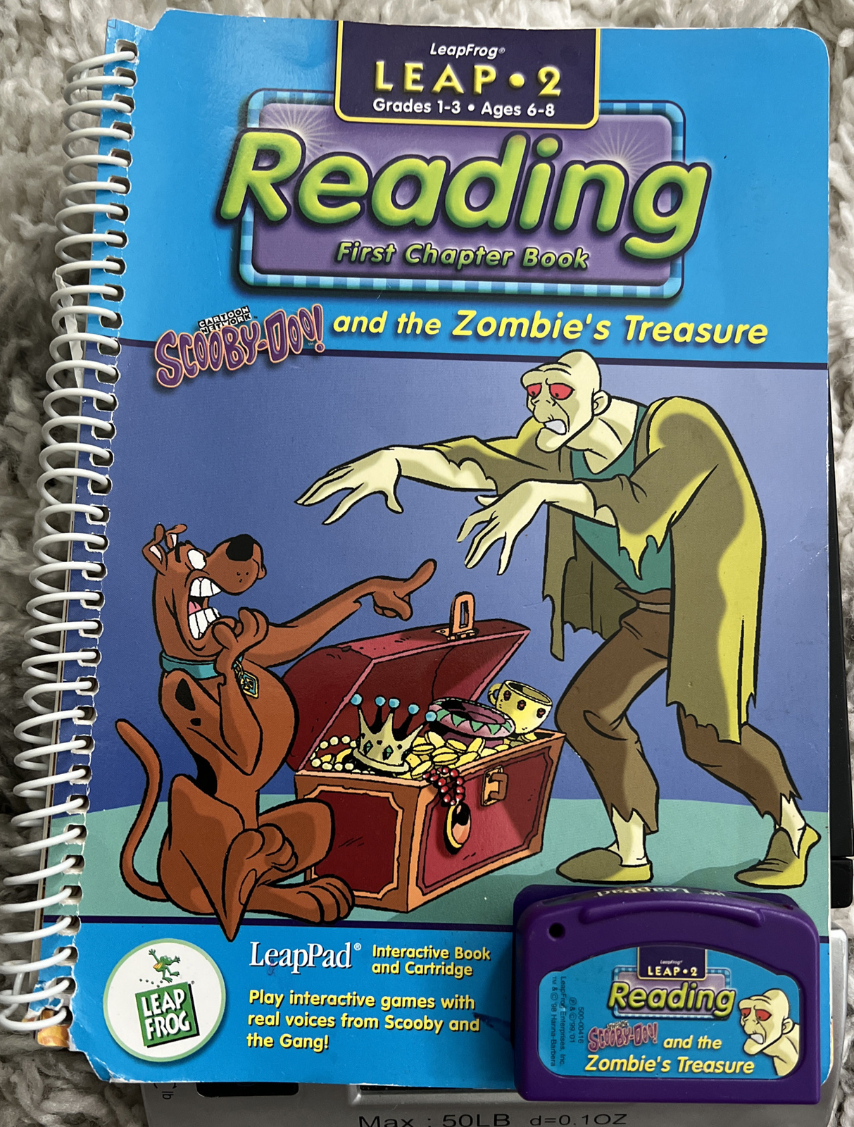 LeapFrog Leap 2 Scooby Doo: And The Zombie’s Treasure Book W/ Cartridge