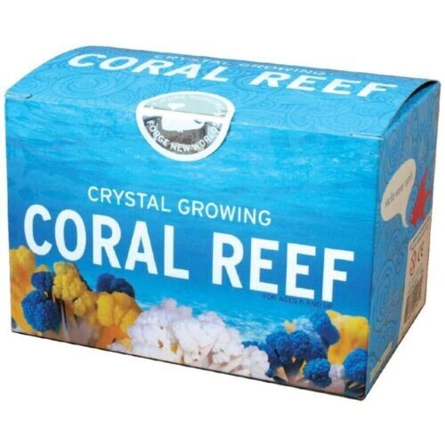 Crystal Growing Coral Reef Made in Taiwan Non-Toxic and safe Terraforming Kit 