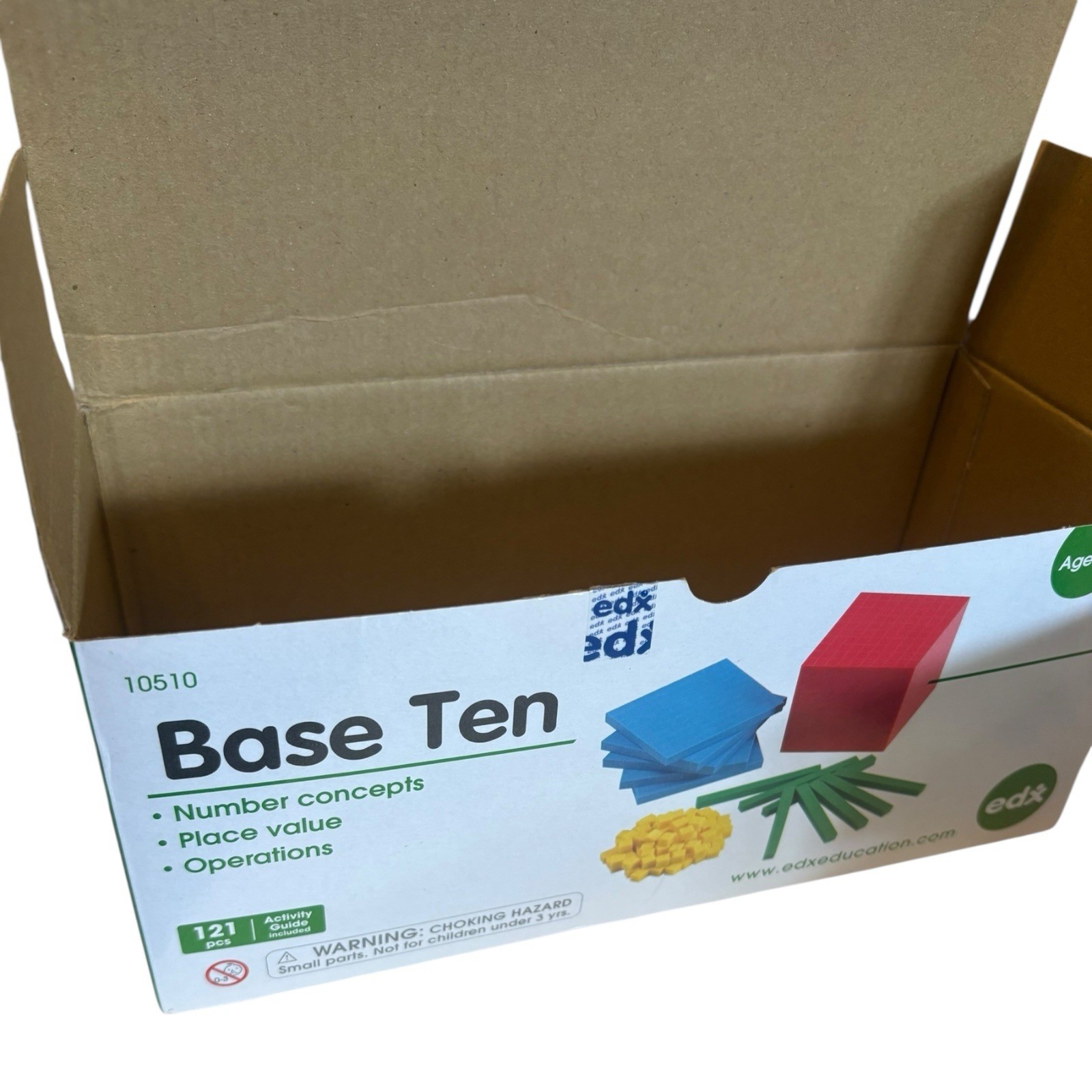 Hands-On Math Manipulatives – 121 Colorful Base Ten Blocks for Kids’ Learning