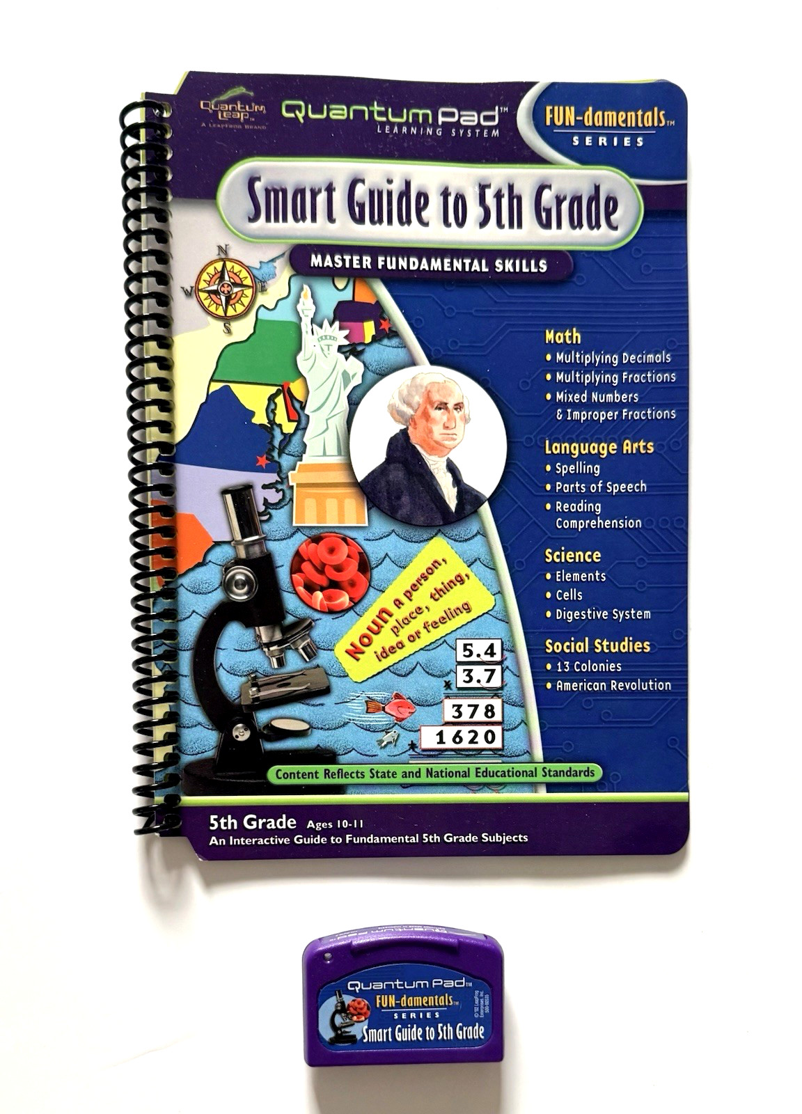 Leapfrog QuantumPad Interactive Book & Cartridge – Smart Guide To 5th Grade