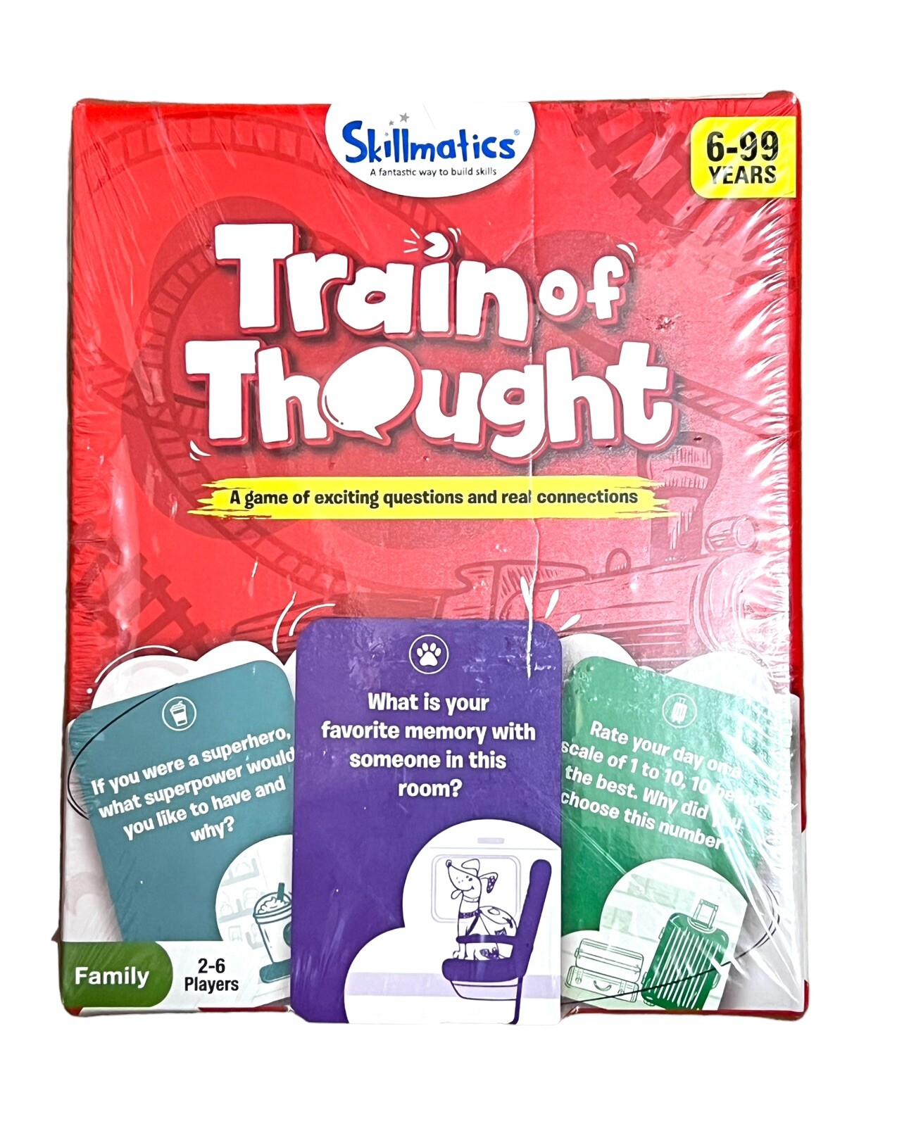 Skillmatics Card Game TRAIN of THOUGHT Travel & Family Party Game Creative New