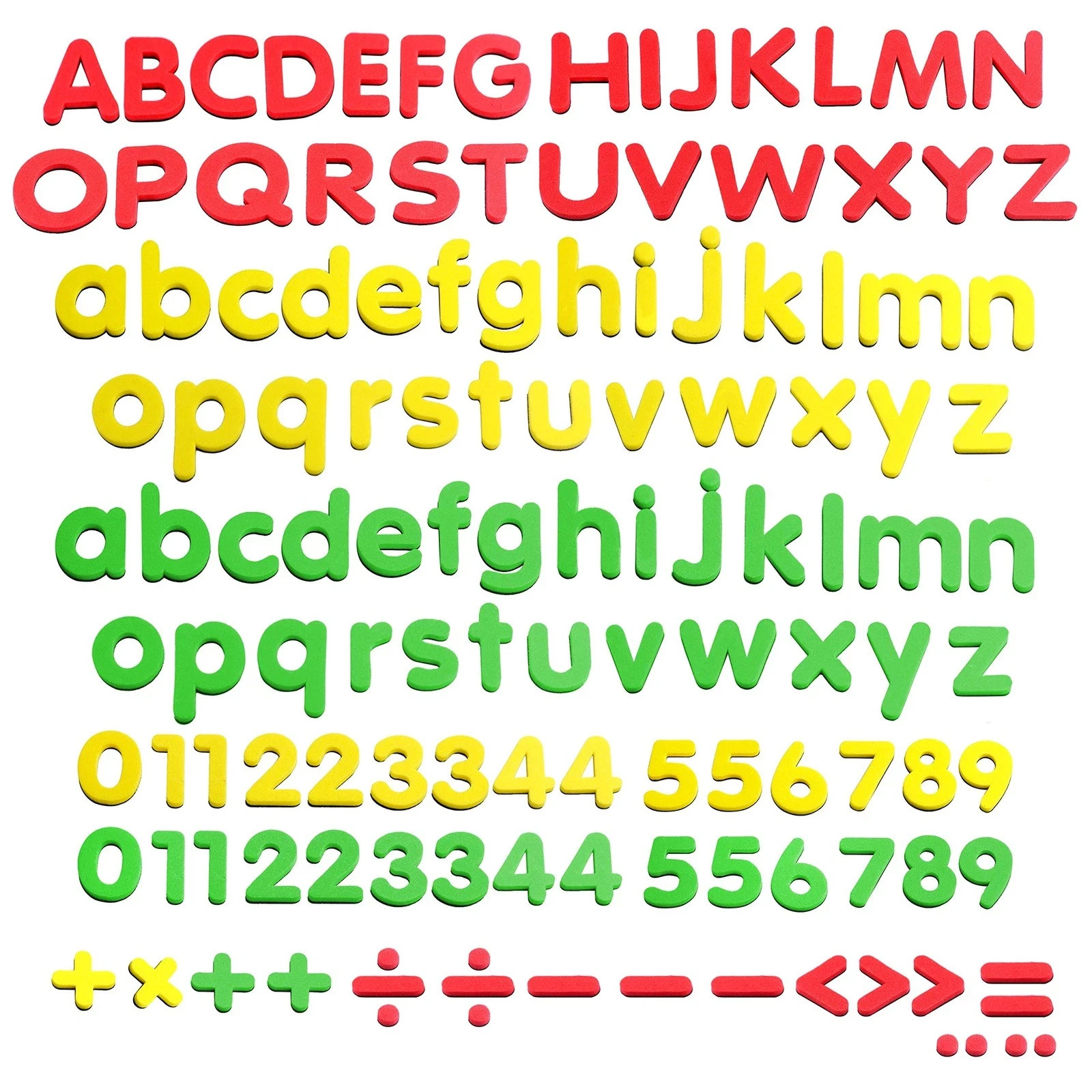 Magnetic Letters Magnets Alphabet and Numbers Toy ABC 123 Fridge Plastic Toy Set