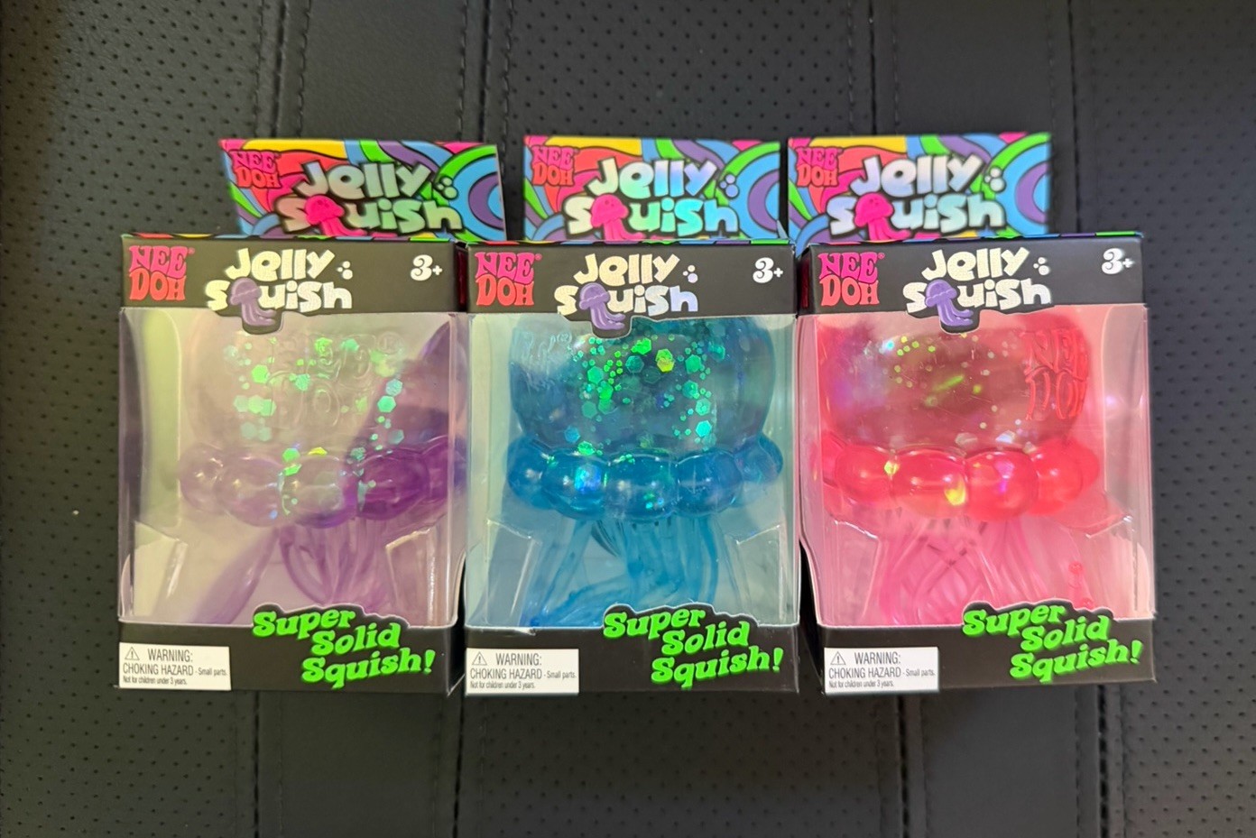 SET OF 3 – NEEDOH Jelly Squish Jellyfish – 100% AUTHENTIC USA – SHIPS FAST