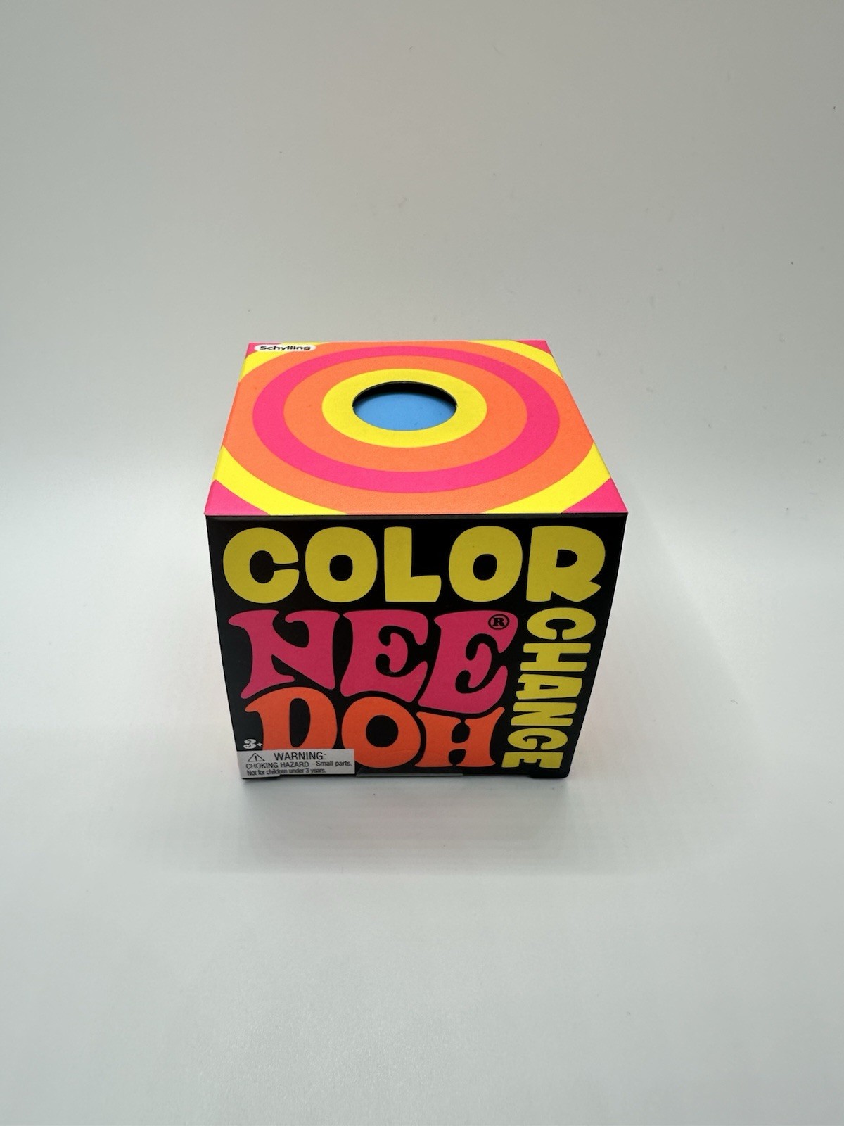 Schylling NEEDOH COLOR CHANGING BALL BLUE Squish Squeeze New Sealed