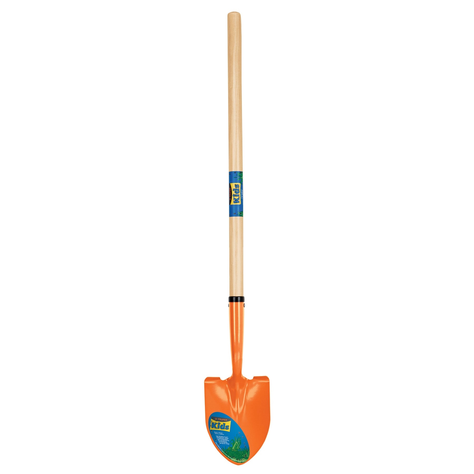 Truper PRL-KID Round Children’s Shovel with 30″ Handle