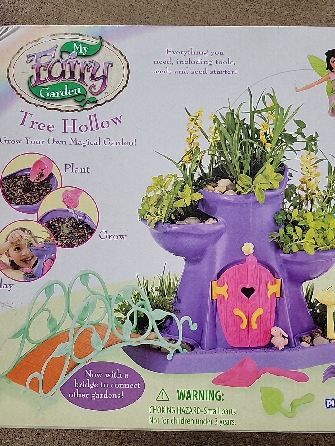 MY FAIRY GARDEN Tree Hollow Grow Your Own Magical Garden! Kit New Sealed